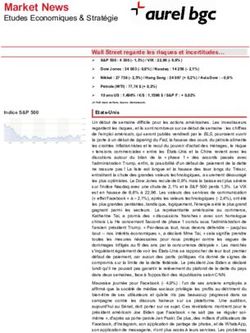 Market News Etudes Economiques & Strat&eacute;gie - Aurel BGC