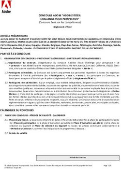 CONCOURS ADOBE "ADOBE STOCK: CHALLENGE YOUR PERSPECTIVE"