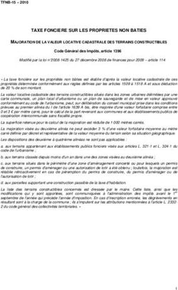 TAXE FONCIERE SUR LES PROPRIETES NON BATIES