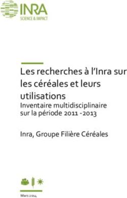 Les recherches &agrave; l'Inra sur les c&eacute;r&eacute;ales et leurs utilisations - Inventaire multidisciplinaire sur la p&eacute;riode 2011 -2013 Inra, Groupe Fili&egrave;re C&eacute;r&eacute;ales
