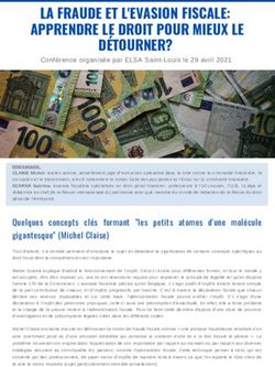 LA FRAUDE ET L'EVASION FISCALE: APPRENDRE LE DROIT POUR MIEUX LE D&Eacute;TOURNER?