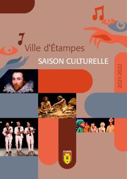 Ville d'Étampes SAISON CULTURELLE