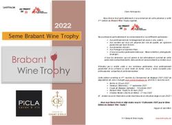 5eme Brabant Wine Trophy 2022