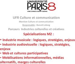 UFR Culture et communication - Numérique Investigation