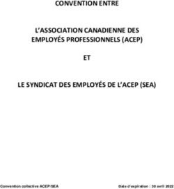 CONVENTION ENTRE L'ASSOCIATION CANADIENNE DES EMPLOYÉS PROFESSIONNELS (ACEP) ET LE SYNDICAT DES EMPLOYÉS DE L'ACEP (SEA) - Pages