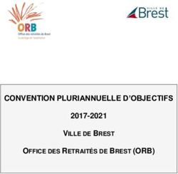 CONVENTION PLURIANNUELLE D'OBJECTIFS - 2017-2021 VILLE DE BREST OFFICE DES RETRAITÉS DE BREST (ORB) - Eservices