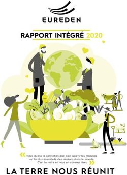 RAPPORT INT&Eacute;GR&Eacute; 2020 - Nous avons la conviction que bien nourrir les Hommes est la plus essentielle des missions dans le monde. C'est la n&ocirc;tre et ...