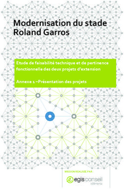 Modernisation du stade Roland Garros - Etude de faisabilité technique et de pertinence fonctionnelle des deux projets d'extension Annexe 1 ...