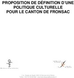 PROPOSITION DE D&Eacute;FINITION D'UNE POLITIQUE CULTURELLE POUR LE CANTON DE FRONSAC - cdc du fronsadais