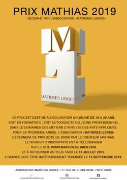PRIX MATHIAS 2019 - Matières Libres