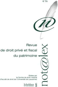 Revue de droit privé et fiscal du patrimoine 4/16 - Not@lex