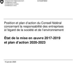 État de la mise en oeuvre 2017-2019 et plan d'action 2020-2023 - Position et plan d'action du Conseil fédéral concernant la responsabilité des ...