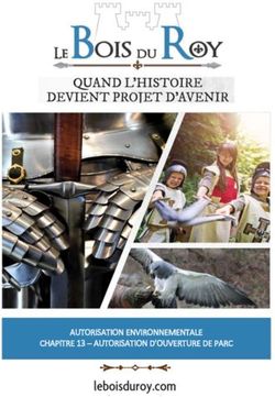 AUTORISATION ENVIRONNEMENTALE CHAPITRE 13 - AUTORISATION D'OUVERTURE DE PARC - Préfecture de la Marne