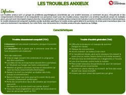 LES TROUBLES ANXIEUX - P&eacute;dagogie &agrave; la une