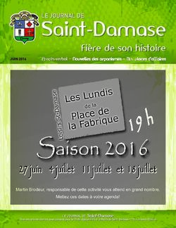 JUIN 2016 - Municipalité de Saint-Damase