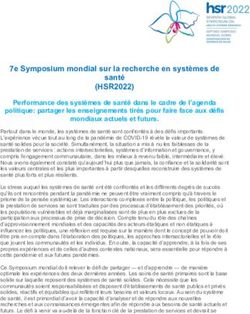 7e Symposium mondial sur la recherche en systèmes de santé - (HSR2022)