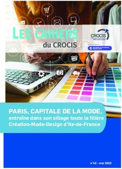 Les cahiers du CROCIS - PARIS, CAPITALE DE LA MODE, CCI Paris