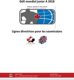 Défi mondial junior A 2018 Lignes directrices pour les soumissions - Canadian Sport Tourism Alliance
