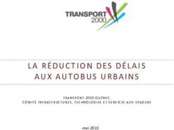 LA R&Eacute;DUCTION DES D&Eacute;LAIS AUX AUTOBUS URBAINS - mai 2015