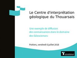 Le Centre d'interpr&eacute;tation g&eacute;ologique du Thouarsais - Une exemple de diffusion des connaissances dans le domaine des G&eacute;osciences - Espace ...