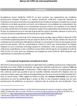 Aperçu de l'offre de soins psychosociale - psy-107