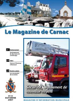 Le Magazine de Carnac - Sécurité, déploiement de nouveaux moyens n 25