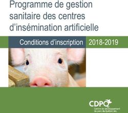 Programme de gestion sanitaire des centres d'insémination artificielle - Conditions d'inscription 2018-2019