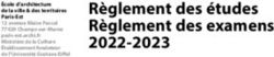 R&egrave;glement des &eacute;tudes R&egrave;glement des examens 2022-2023