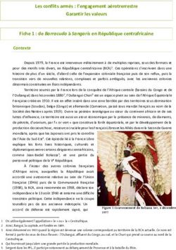 Les conflits armés : l'engagement aérotrerrestre Garantir les valeurs Fiche 1 : de Barracuda à Sangaris en République centrafricaine ...