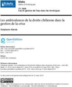 Les ambivalences de la droite chilienne dans la gestion de la crise