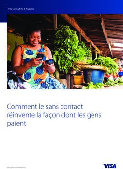 Comment le sans contact réinvente la façon dont les gens paient - Visa Consulting & Analytics