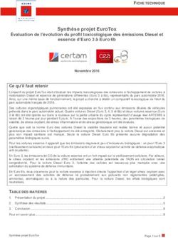 Synthèse projet EuroTox - Ademe