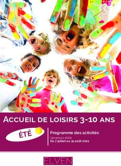 Accueil de loisirs 3-10 ans - &Eacute; T &Eacute; Programme des activit&eacute;s - Elven