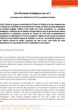 Une Boussole strat&eacute;gique vers o&ugrave; ?