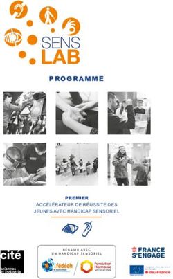 HANDICAP PROGRAMME - PREMIER