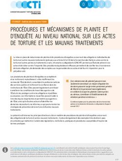 PROCÉDURES ET MÉCANISMES DE PLAINTE ET D'ENQUÊTE AU NIVEAU NATIONAL SUR LES ACTES DE TORTURE ET LES MAUVAIS TRAITEMENTS