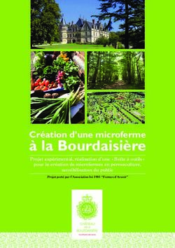 À la Bourdaisière Création d'une microferme - Projet expérimental, réalisation d'une " Boîte à outils " - Fermes d ...