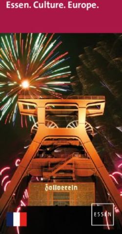 Essen. Culture. Europe - Stadt Essen
