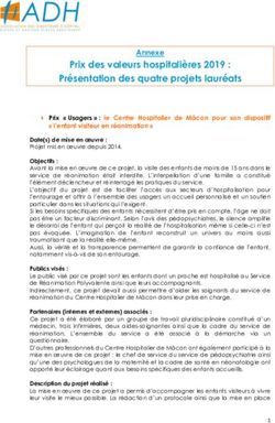 Prix des valeurs hospitalières 2019 : Présentation des quatre projets lauréats