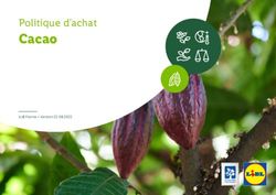 Cacao Politique d'achat - Lidl France