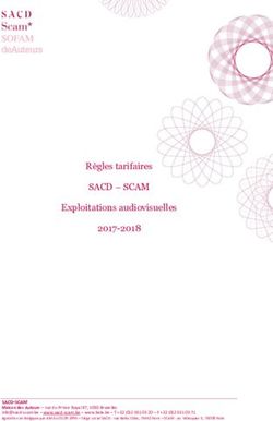 SACD - SCAM Règles tarifaires