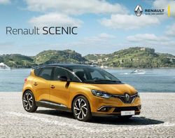 Renault SCENIC - Brochure voiture neuve