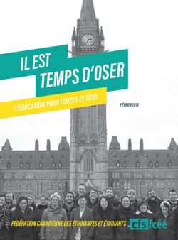 IL EST L'ÉDUCATION POUR TOUTES ET TOUS - FÉDÉRATION CANADIENNE DES ÉTUDIANTES ET ÉTUDIANTS - Canadian Federation of Students