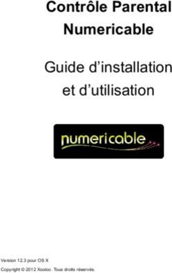 Contrôle Parental Numericable - Guide d'installation et d'utilisation - Version 12.3 pour OS X