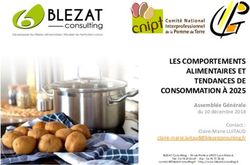 LES COMPORTEMENTS ALIMENTAIRES ET TENDANCES DE CONSOMMATION &Agrave; 2025 - cnipt