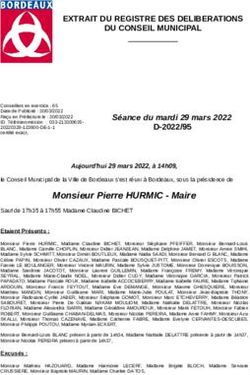 EXTRAIT DU REGISTRE DES DELIBERATIONS DU CONSEIL MUNICIPAL - Mairie de Bordeaux