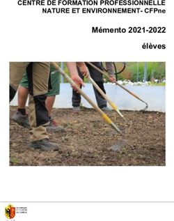 &Eacute;l&egrave;ves CENTRE DE FORMATION PROFESSIONNELLE NATURE ET ENVIRONNEMENT-CFPne - M&eacute;mento 2021-2022 - Eduge.ch