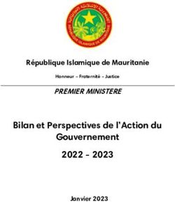 Bilan et Perspectives de l'Action du Gouvernement 2022 2023 - PREMIER MINISTERE R&eacute;publique Islamique de Mauritanie