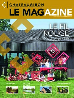LE MAGAZINE LE FIL ROUGE - CR&Eacute;ATION COLLECTIVE / P19 - CH&Acirc;TEAUGIRON