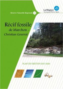 PLAN DE GESTION 2017-2026 - Pole Gestion Milieux Naturels